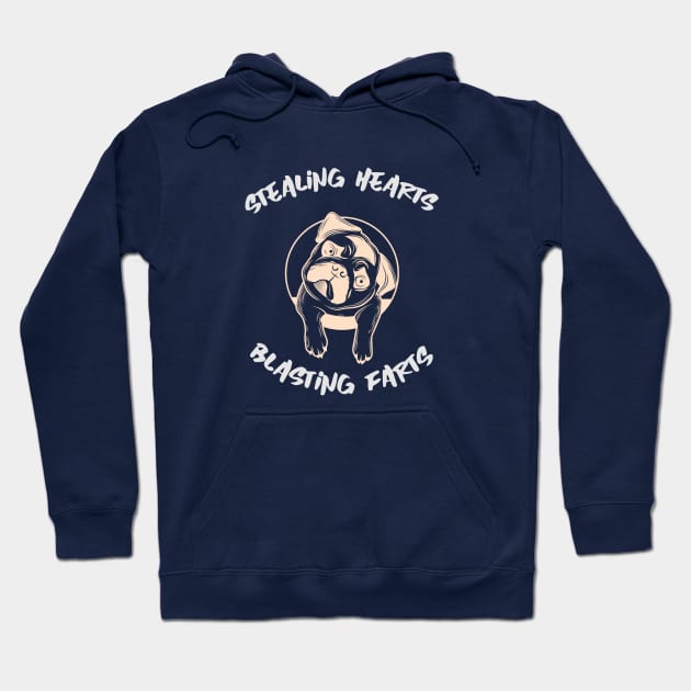 Stealing Hearts Blasting Farts Hoodie by High Altitude